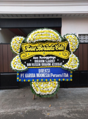 Papan Bunga Duka di Kadikaran